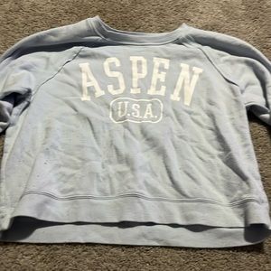 Grayson Threads Soft Fleece Aspen sweatshirt Women’s Size Large light blue